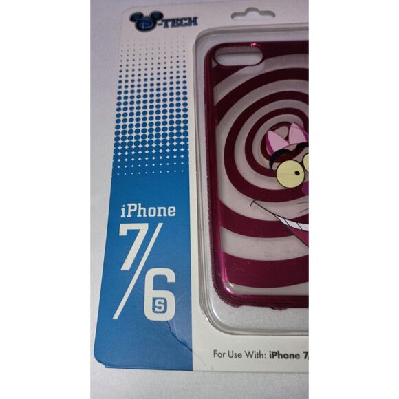DISNEY PARKS: Pink iPhone 6/7 Case (Alice in Wonderland - Cheshire Cat) (NWT) - Picture 2 of 4